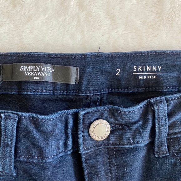 Simply Vera Vera Wang Skinny mid rise - Picture 3 of 4